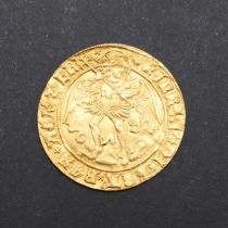 A HENRY VII GOLD ANGEL, 1505-09.