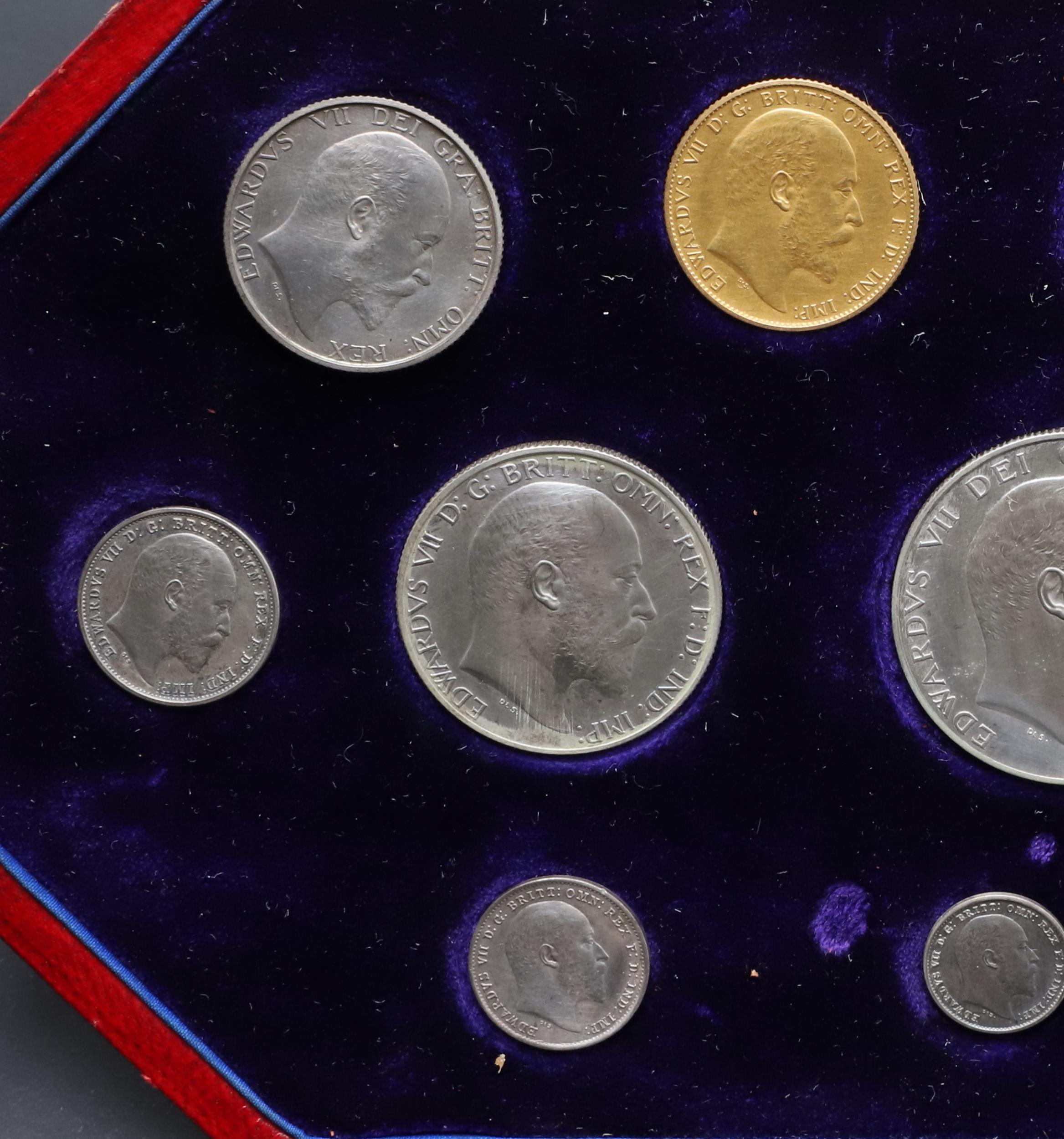 AN EDWARD VII ELEVEN COIN PROOF SET, 1902. - Image 3 of 6