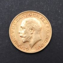 A GEORGE V SOVEREIGN, 1913.