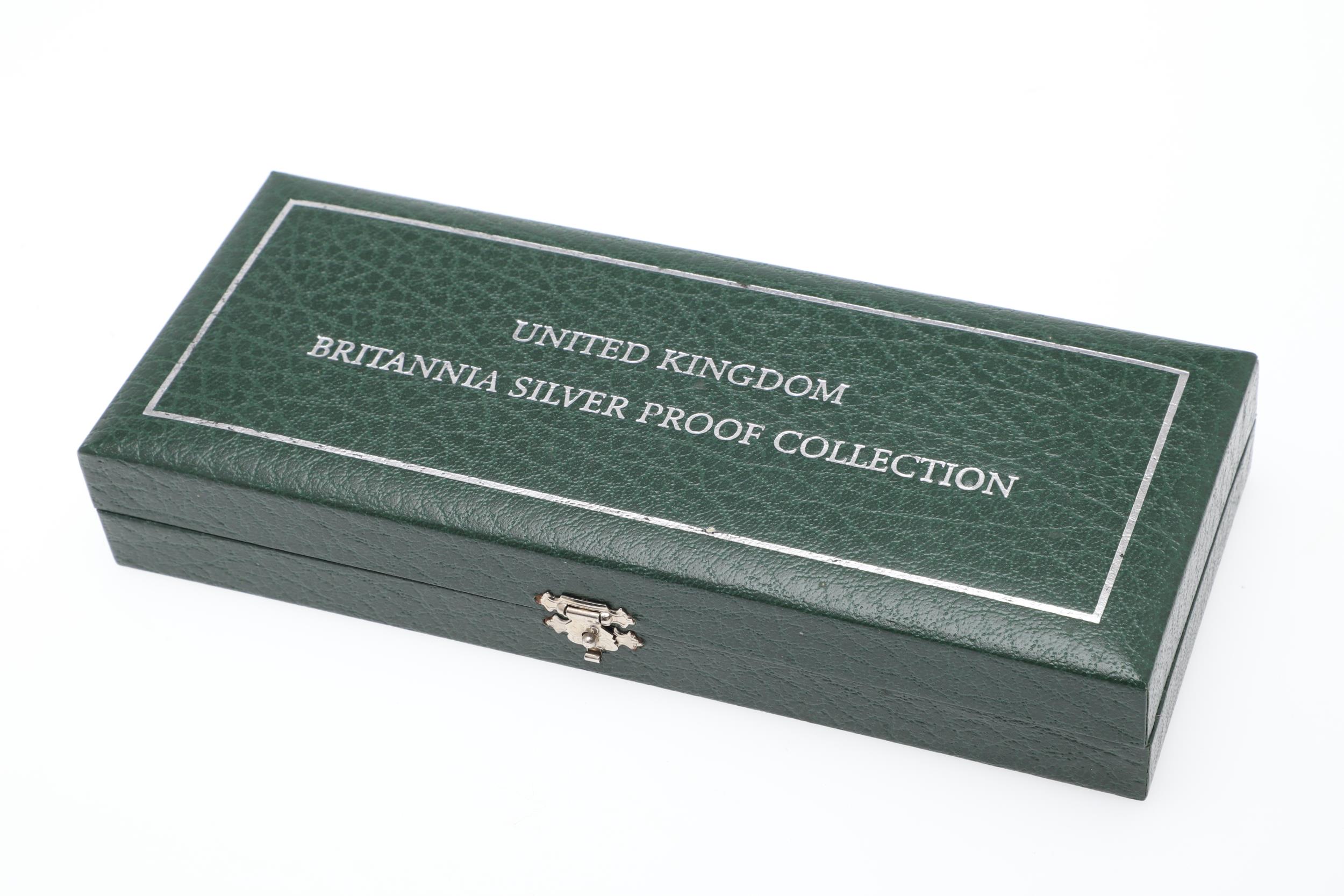 A 1997 SILVER PROOF BRITANNIA FOUR COIN COLLECTION. - Image 8 of 8