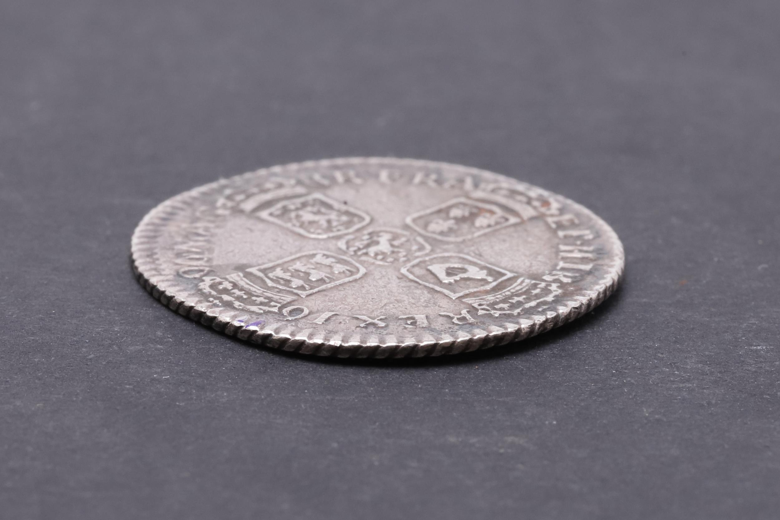 A WILLIAM III SIXPENCE, 1696. - Image 3 of 3