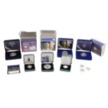 A COLLECTION OF ROYAL MINT ROYALTY AND SIMILAR THEMED SILVER ISSUES.