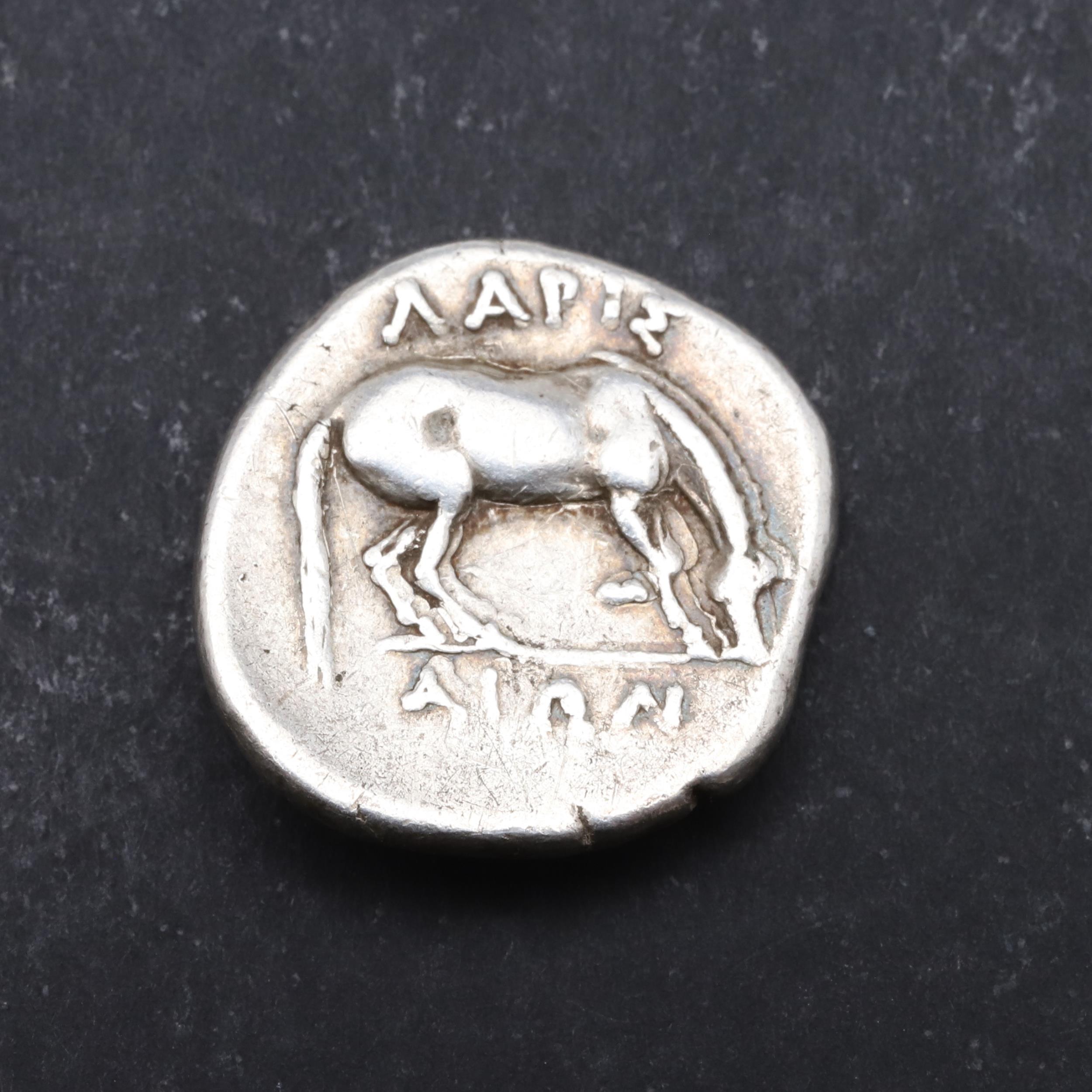 GREEK COINS: THESSALY, LARISSA, SILVER DRACHM, 350 - 325 BC. - Image 2 of 4