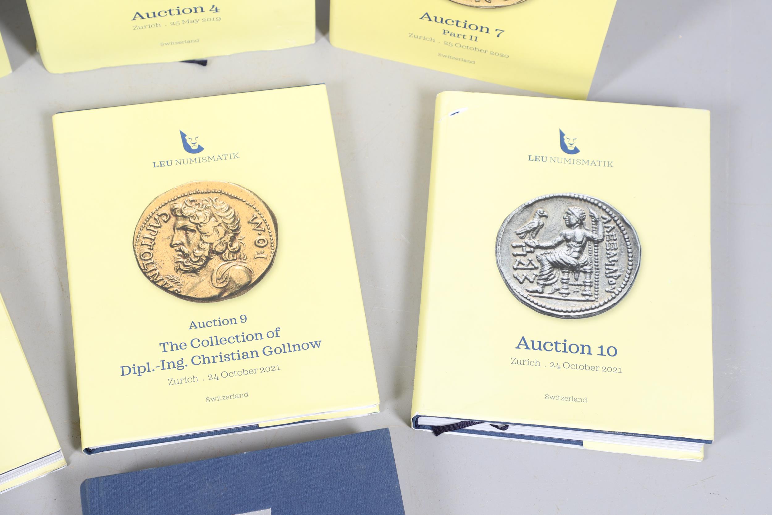 SEVEN LEU NUMISMATIK ANCIENT COIN CATALOGUES. - Bild 6 aus 12