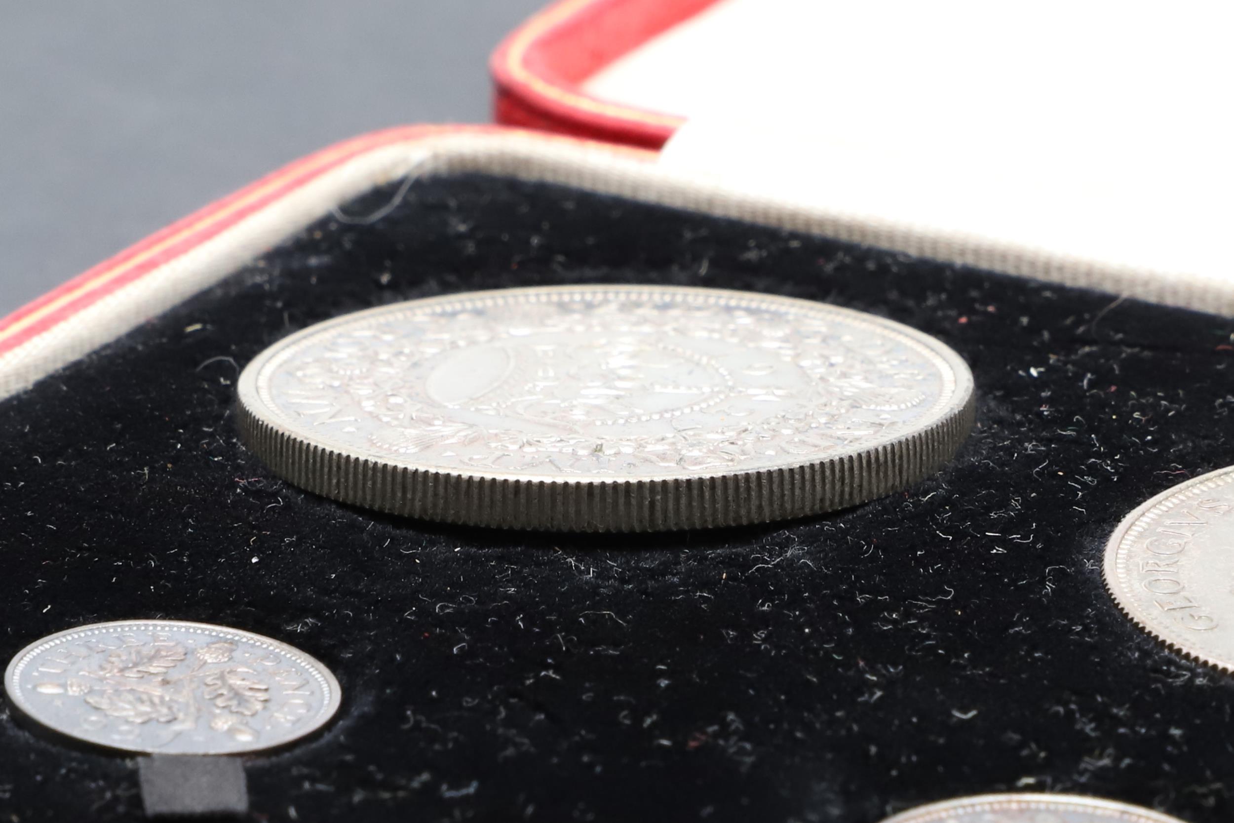 A GEORGE V SIX COIN PROOF SET, 1927. - Image 4 of 5