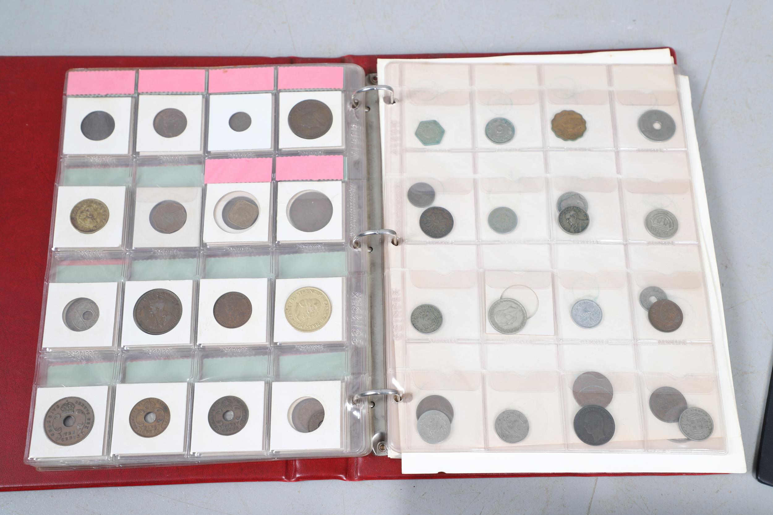 A LARGE COLLECTION OF PRE DECIMAL AND OTHER COINS. - Bild 4 aus 16