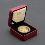 AN ELIZABETH II CANADIAN GOLD PLATED SILVER PROOF CROWN, 2018.