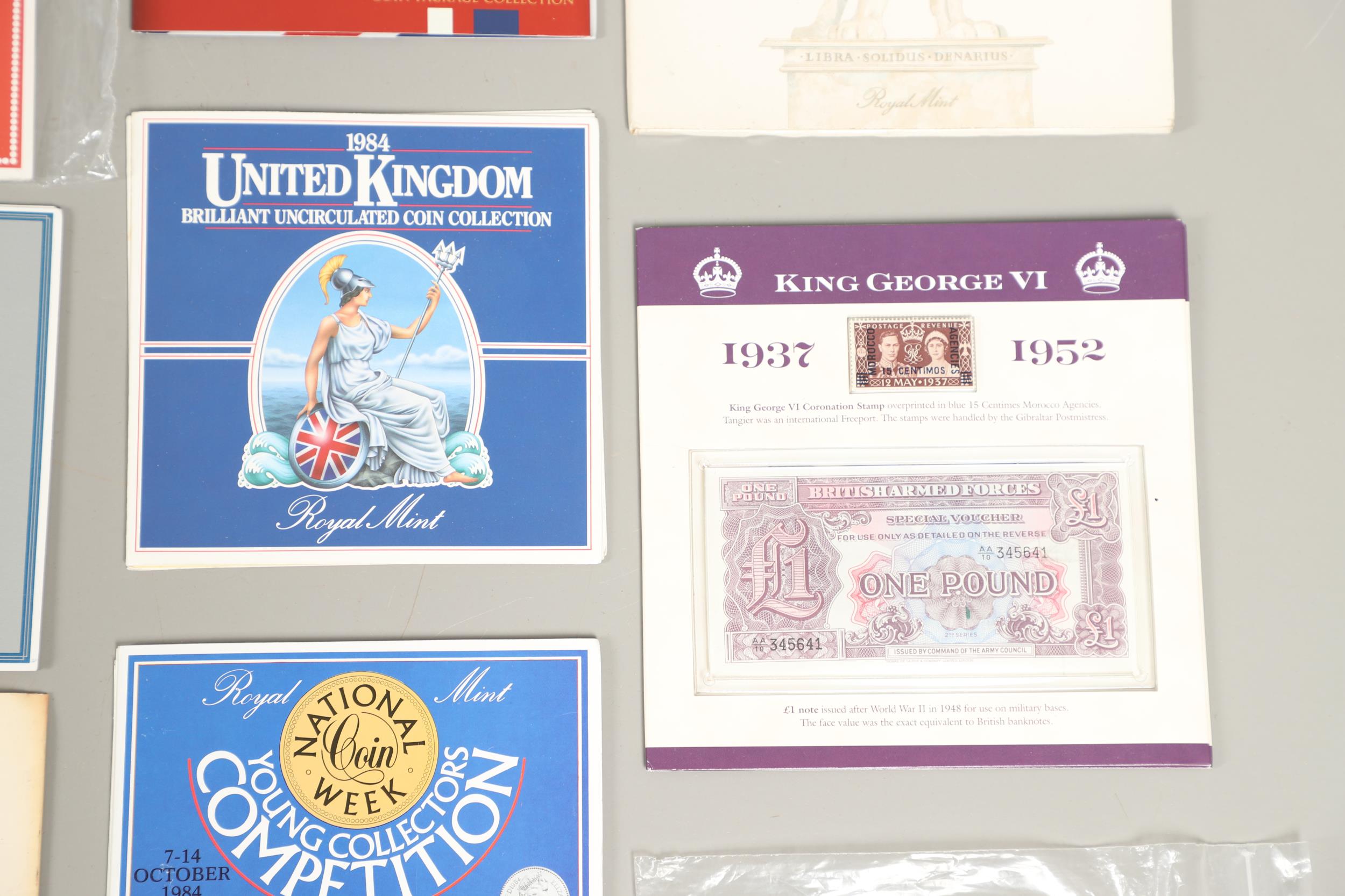 A COLLECTION OF ROYAL MINT UNCIRCULATED ANNUAL COIN SETS AND OTHERS. - Image 8 of 8