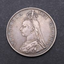 A QUEEN VICTORIA DOUBLE FLORIN, 1887.