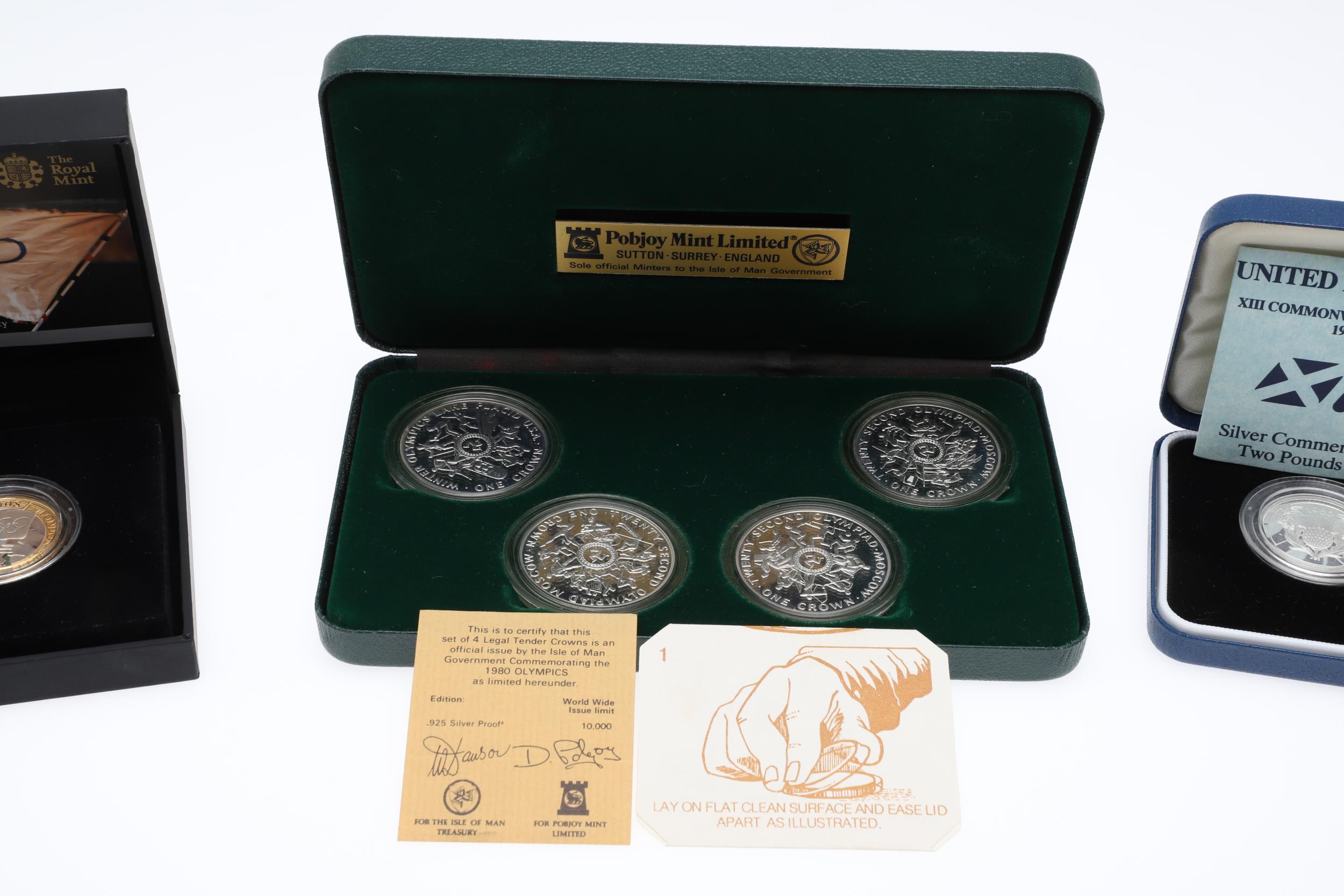 A COLLECTION OF ROYAL MINT AND OTHER RECENT OLYMPIC GAMES RELATED ISSUES TO INCLUDE THE THREE INGOT - Bild 13 aus 19