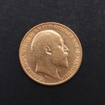 AN EDWARD VII HALF SOVEREIGN, 1902.