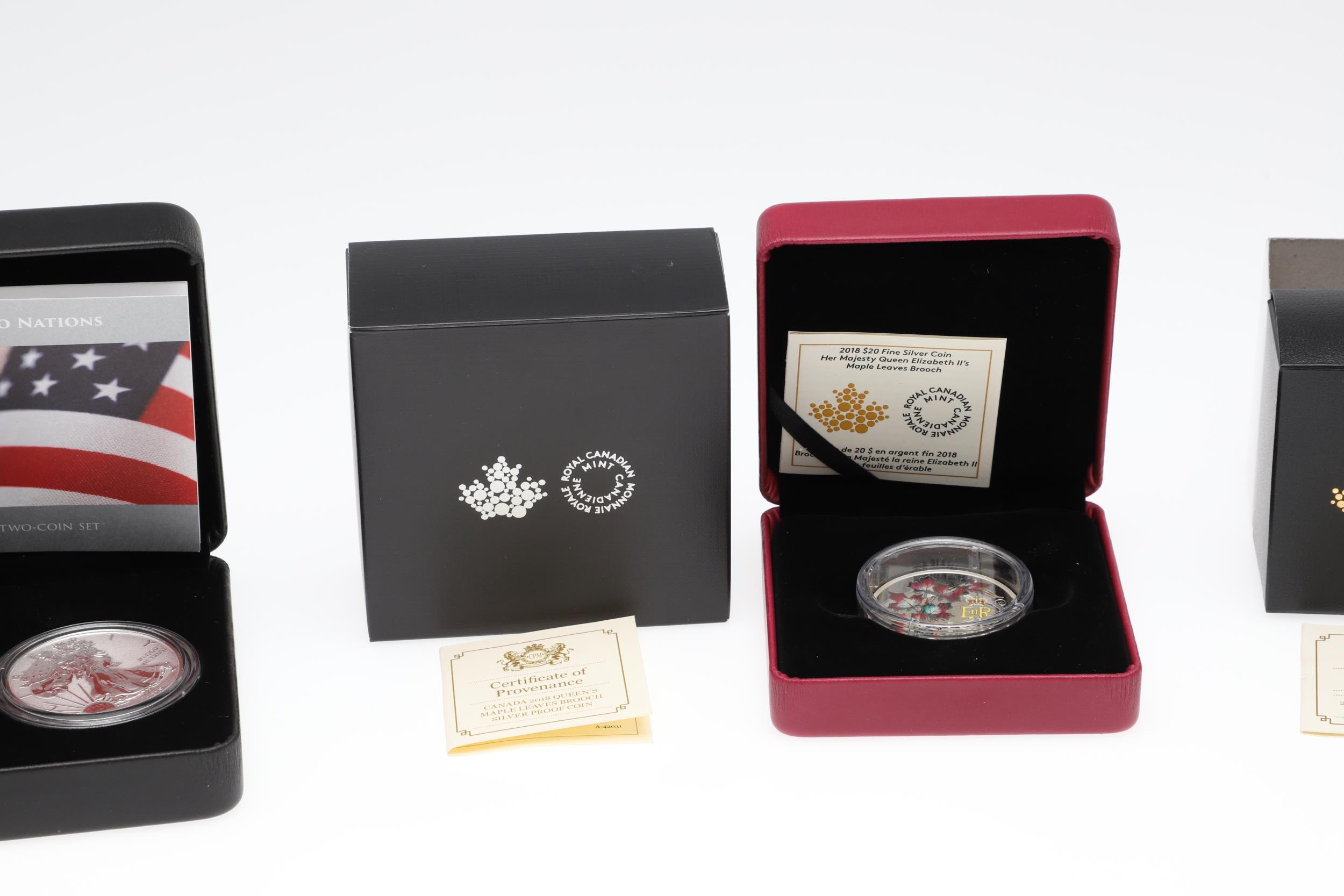 A COLLECTION OF ROYAL CANADIAN MINT SILVER PROOF COMMEMORATIVE ISSUES. - Bild 3 aus 14