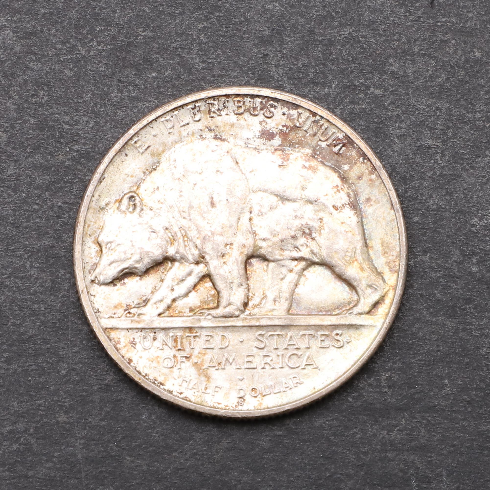 AN AMERICAN 1925 CALIFORNIA JUBILEE HALF DOLLAR. - Bild 2 aus 4