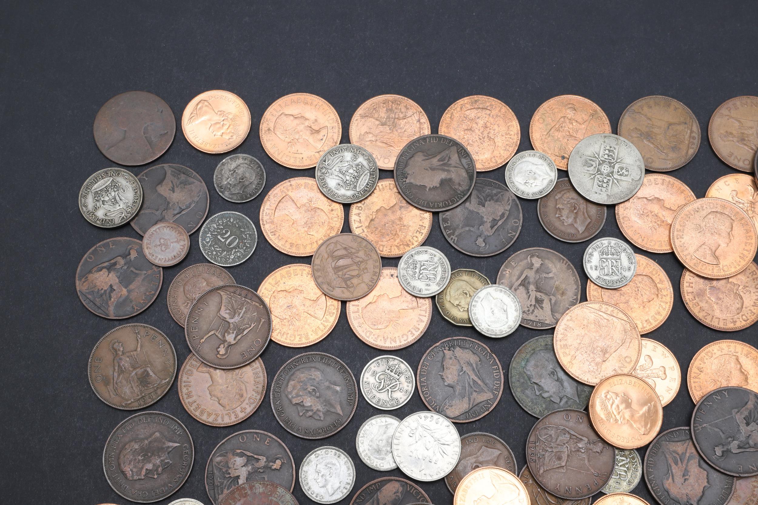 A MIXED COLLECTION OF UK COINAGE TO INCLUDE PART SILVER ISSUES. - Image 2 of 10