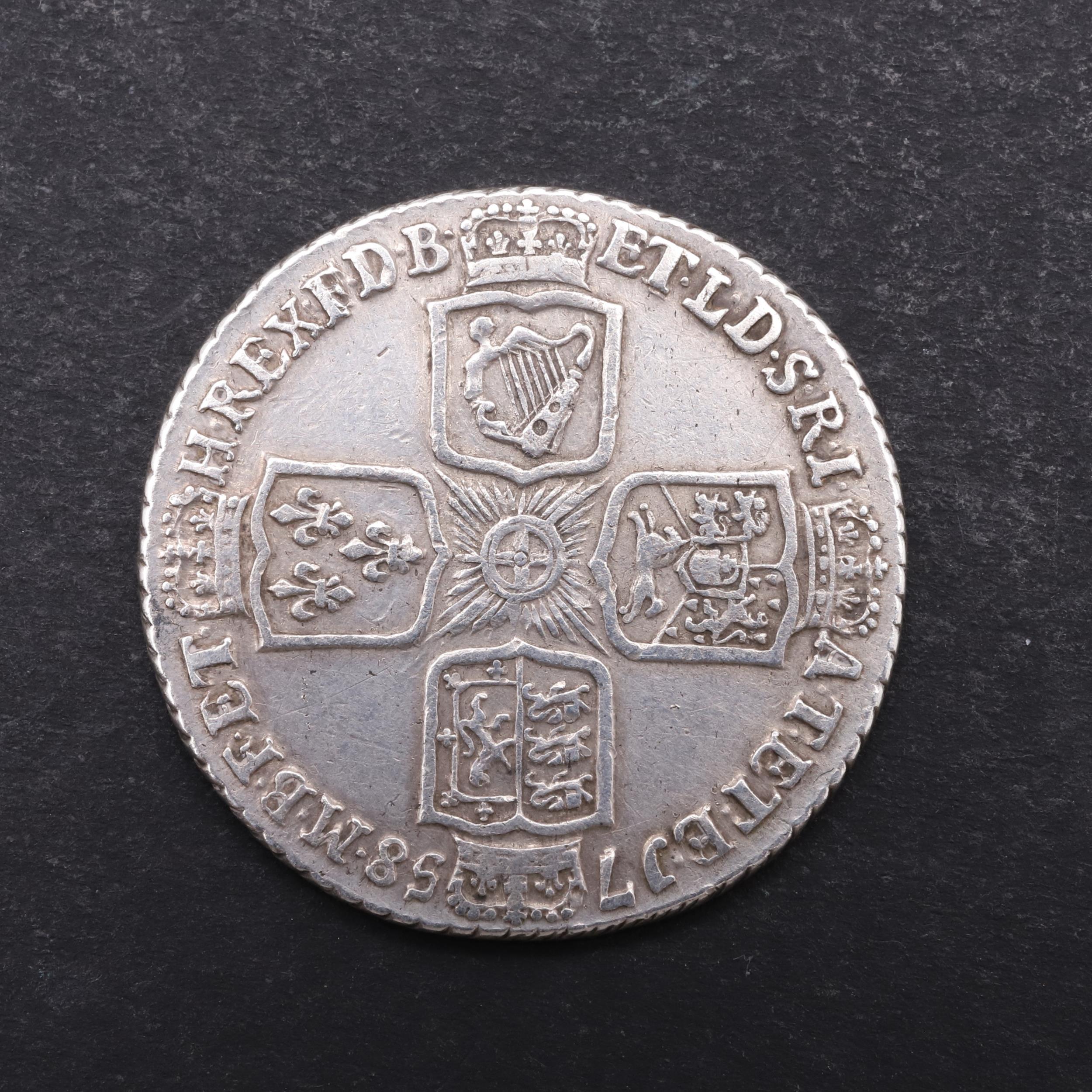 A GEORGE II SHILLING, 1758. - Bild 2 aus 3