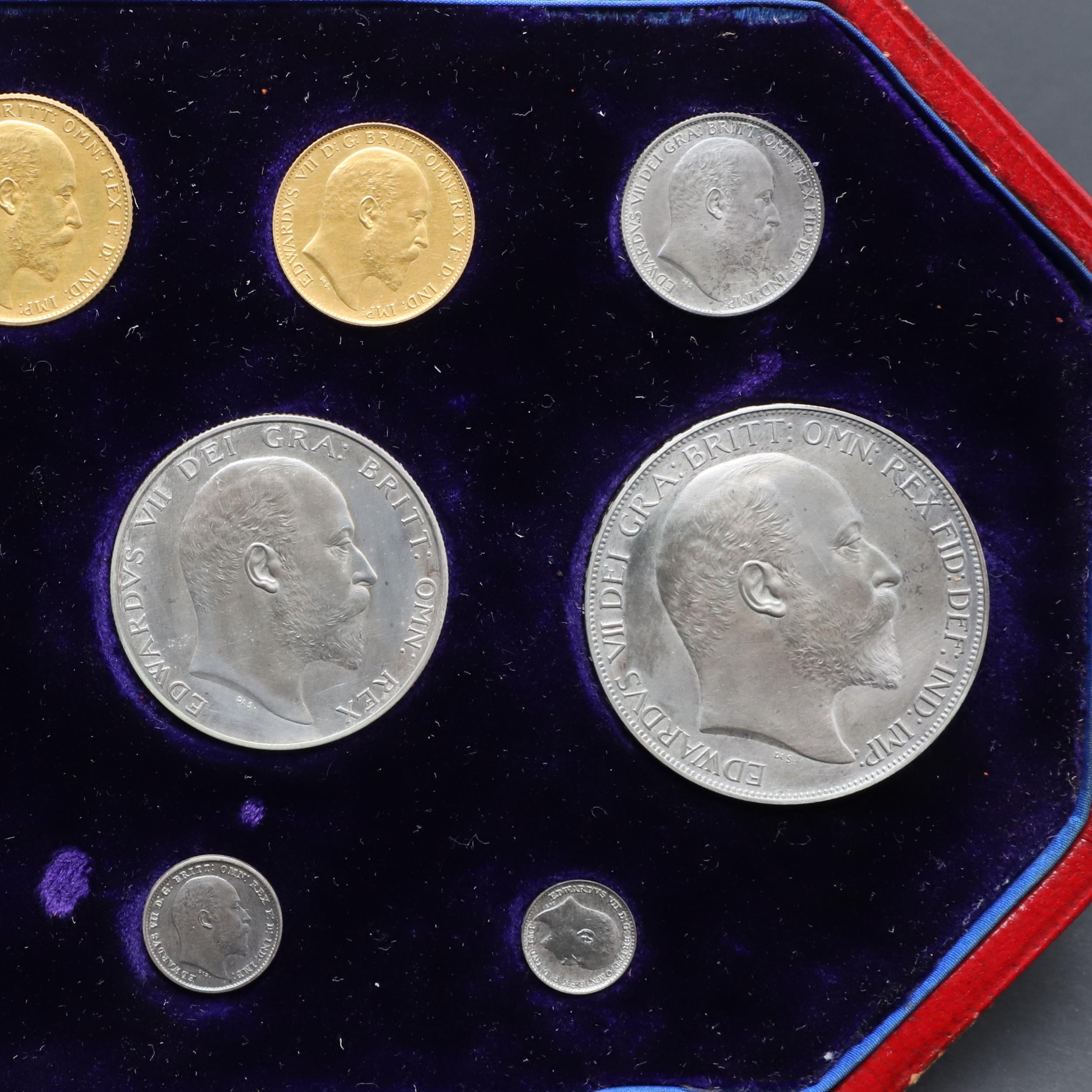 AN EDWARD VII ELEVEN COIN PROOF SET, 1902. - Image 4 of 6