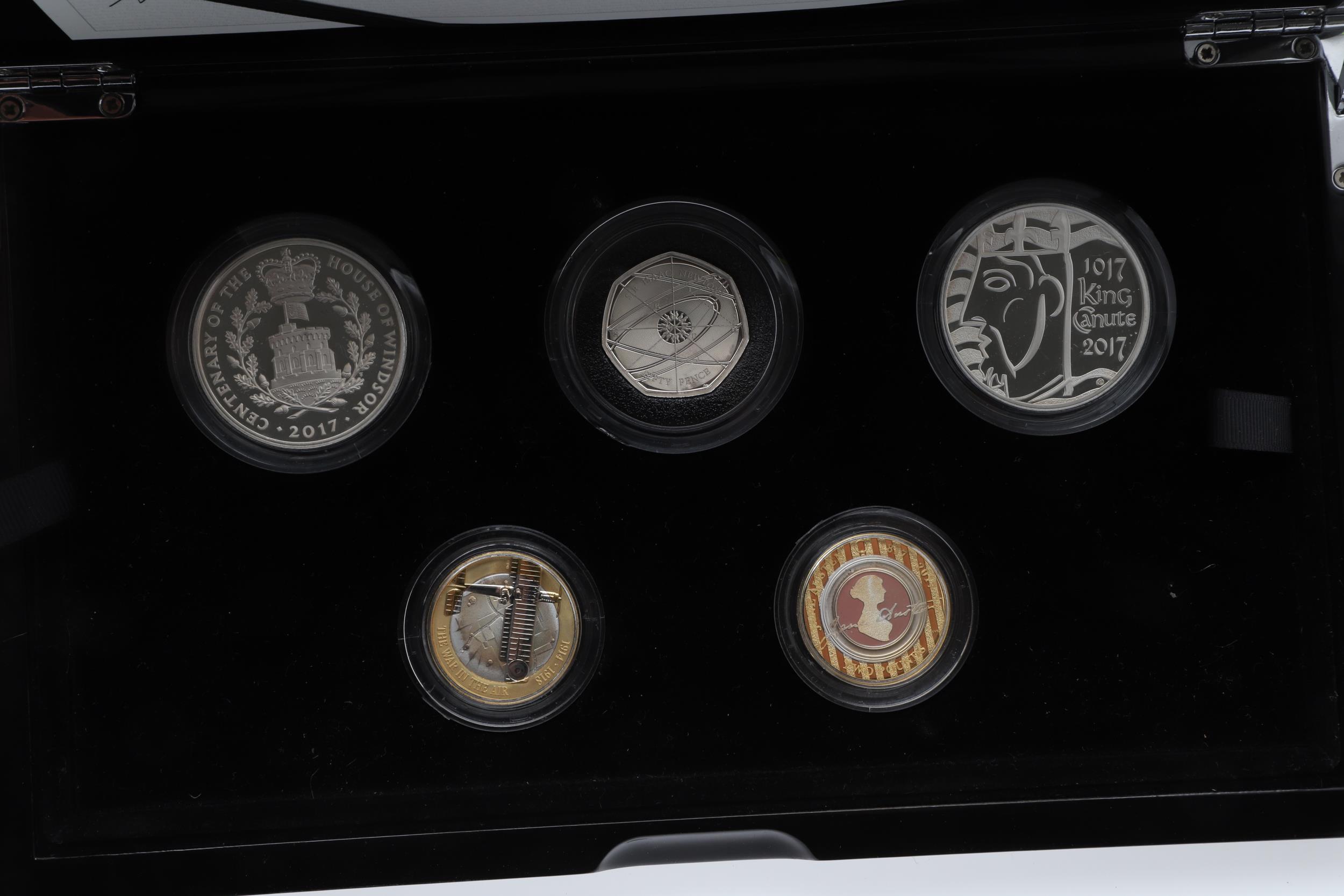 A COLLECTION OF ROYAL MINT PIEDFORT ISSUES TO INCLUDE 2017 SILVER PROOF PIEDFORT COIN SET. - Image 15 of 15