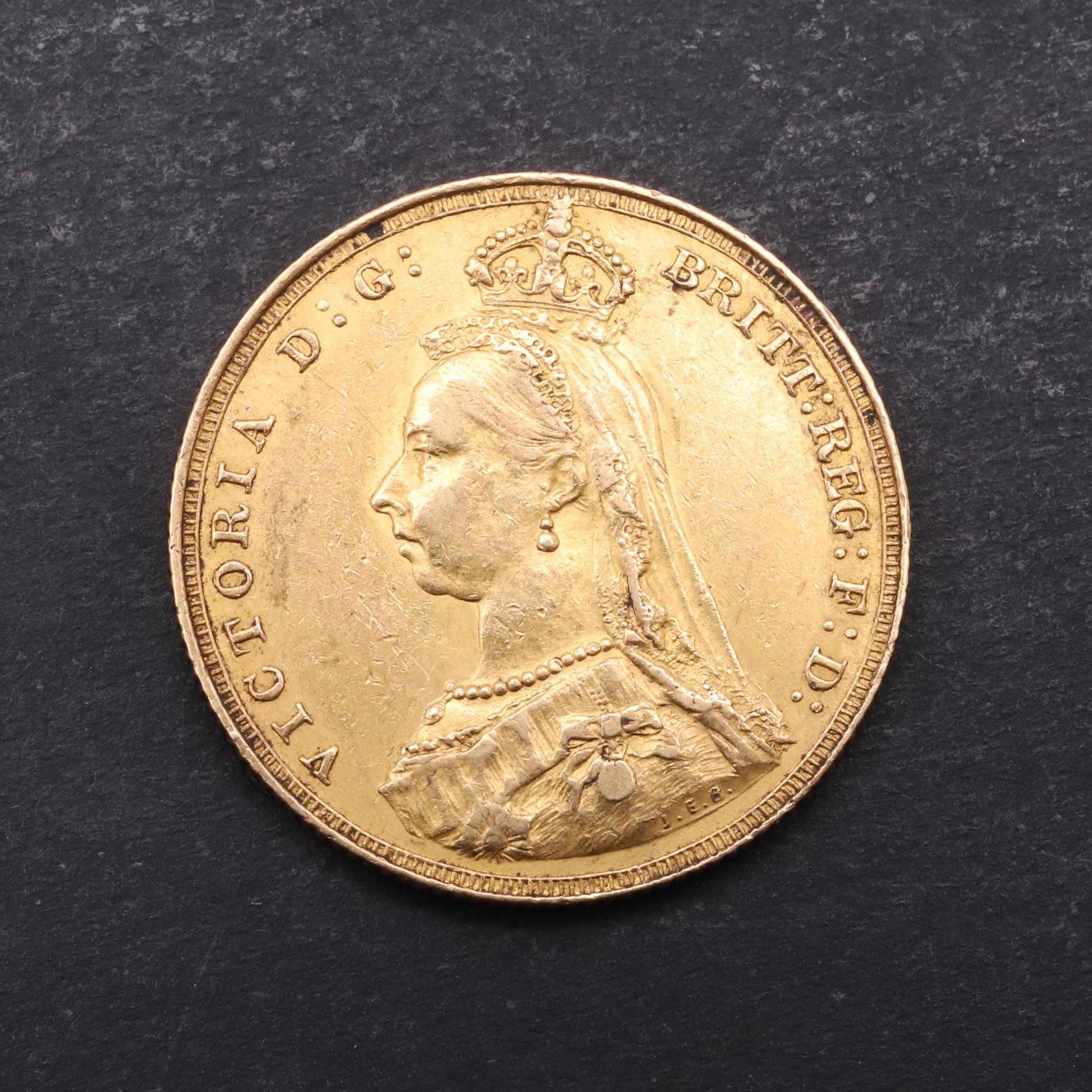 A QUEEN VICTORIA SOVEREIGN, 1887.