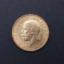 A GEORGE V SOVEREIGN, SOUTH AFRICA, 1929.