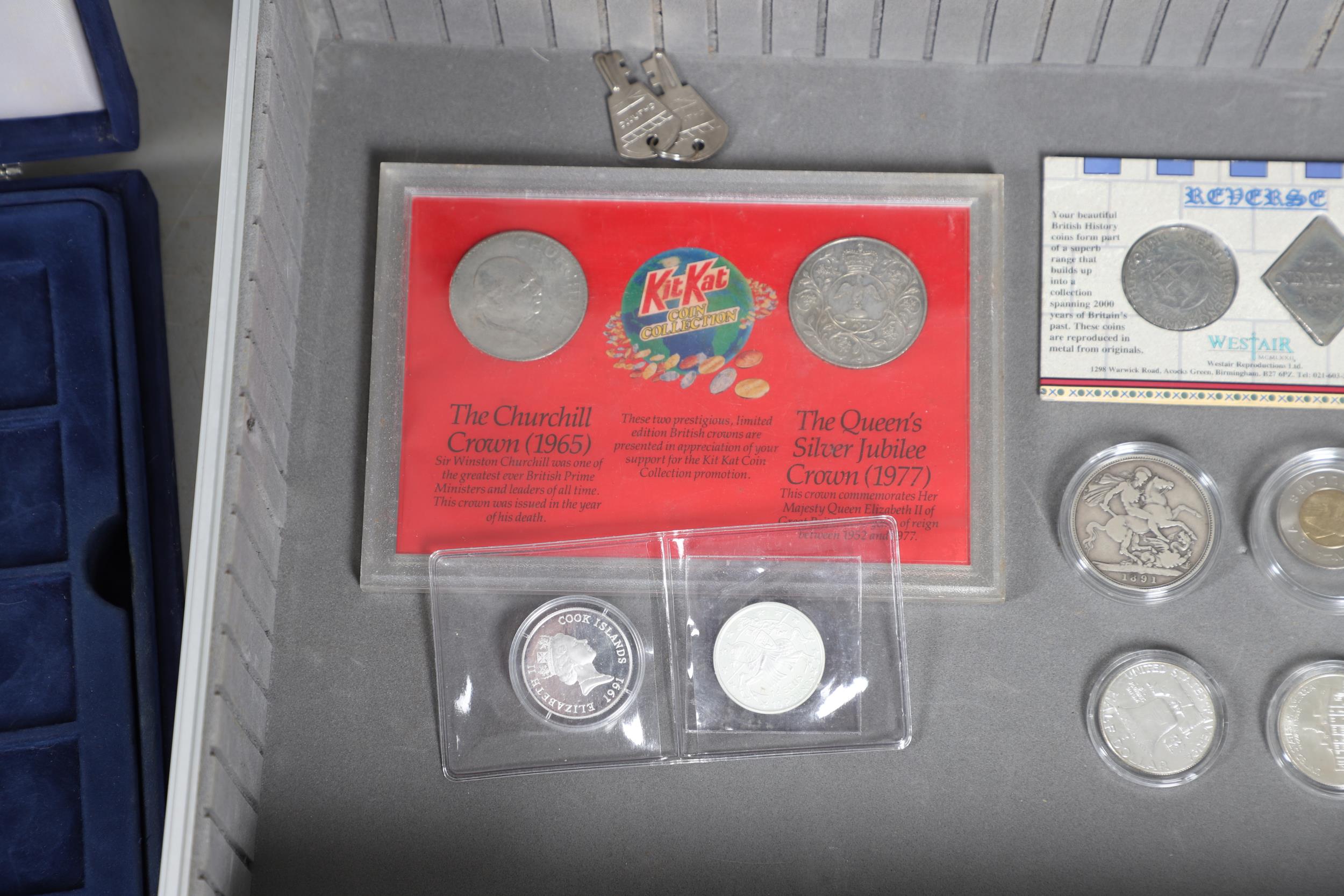 A COLLECTION OF PRE-DECIMAL COINS AND OTHER RECENT ISSUES. - Image 4 of 19