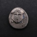 GREEK COINS: THRACE, MESEMBRIA. A SILVER DIOBOL.