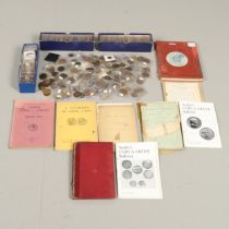 AN EXTENSIVE COLLECTION OF BRITISH COINS AND NUMISMATIC BOOKS.