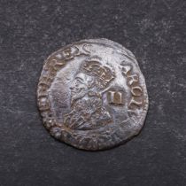 A CHARLES I HALFGROAT, 1634-1635.