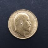 AN EDWARD VII SOVEREIGN. 1909.