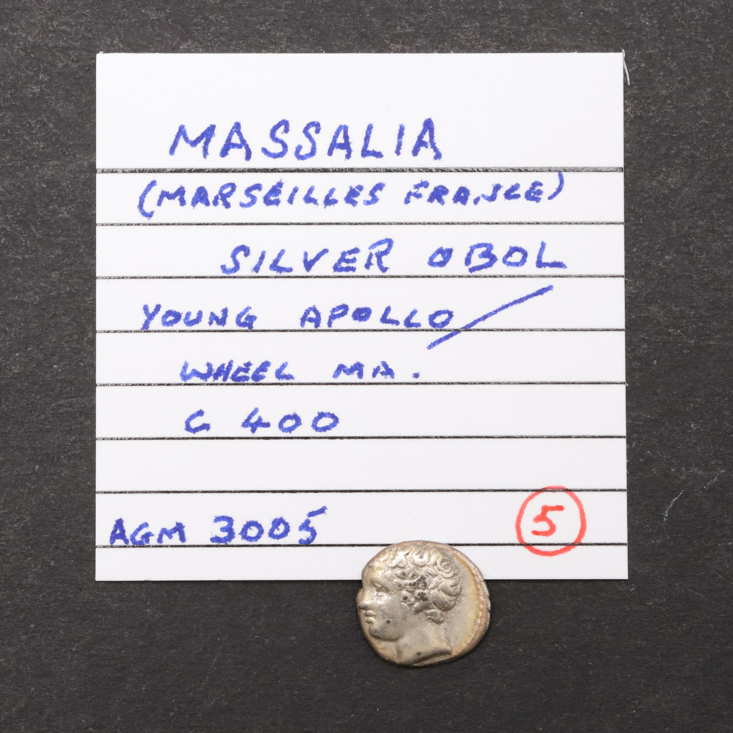 GREEK COINS: FOUR SMALL DENOMINATION SILVER COINS TO INCLUDE THASOS. - Image 4 of 6
