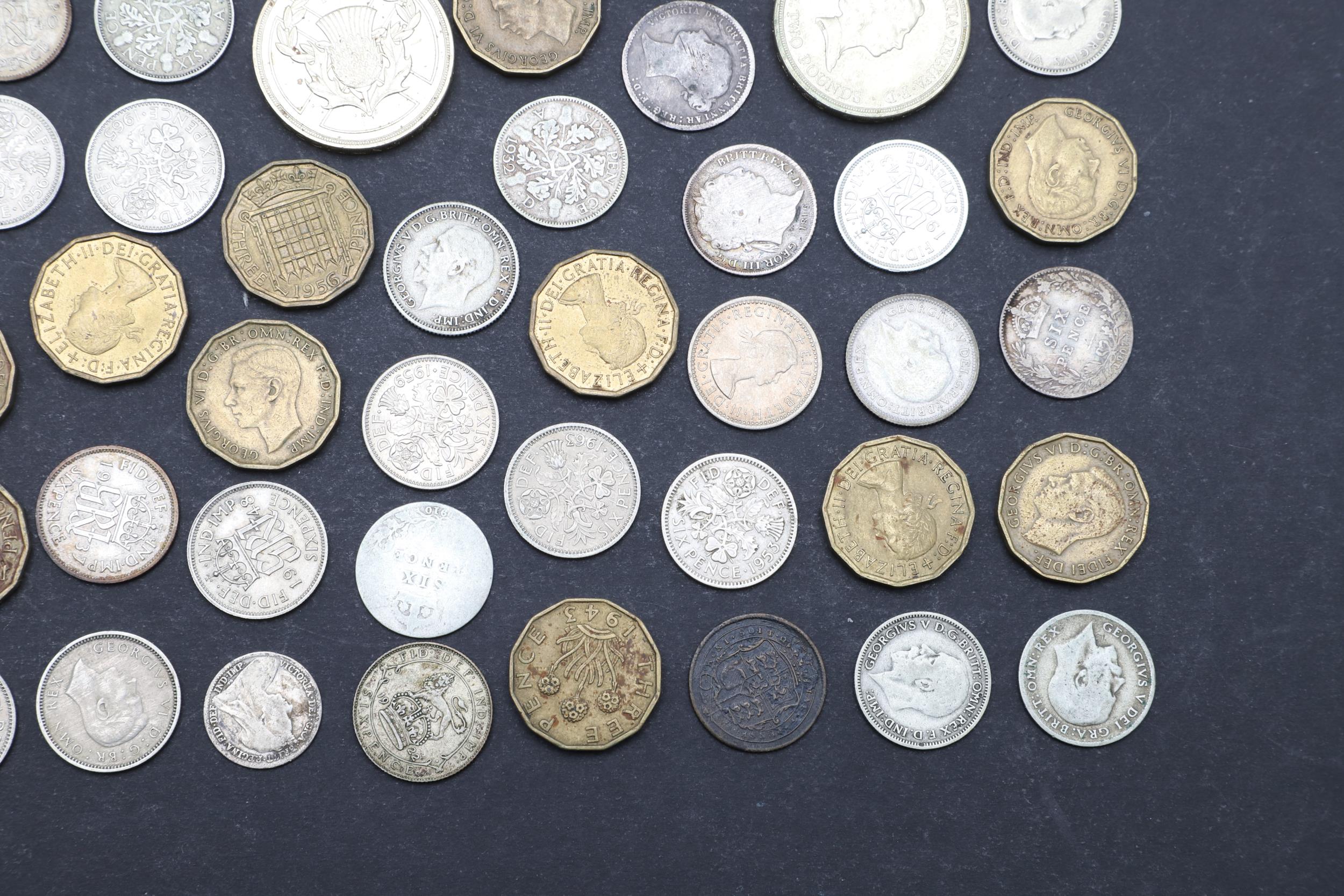 A COLLECTION OF GEORGE III AND LATER SIXPENCE, THREEPENCE AND OTHERS. - Image 7 of 7