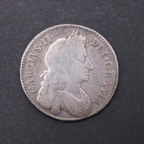 A CHARLES II HALFCROWN, 1679.