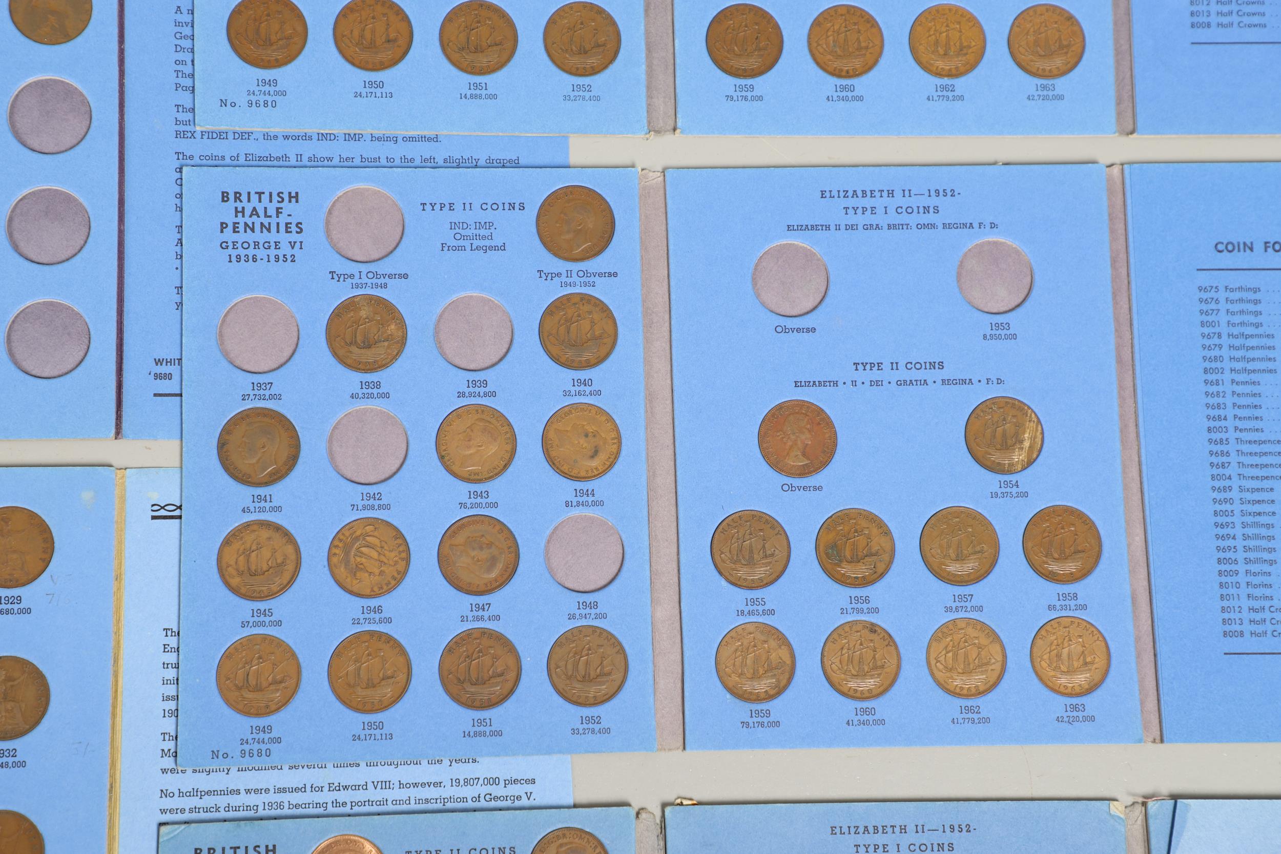 AN EXTENSIVE DATE RUN OF HALF PENNIES, EDWARD VII AND LATER. - Bild 7 aus 12