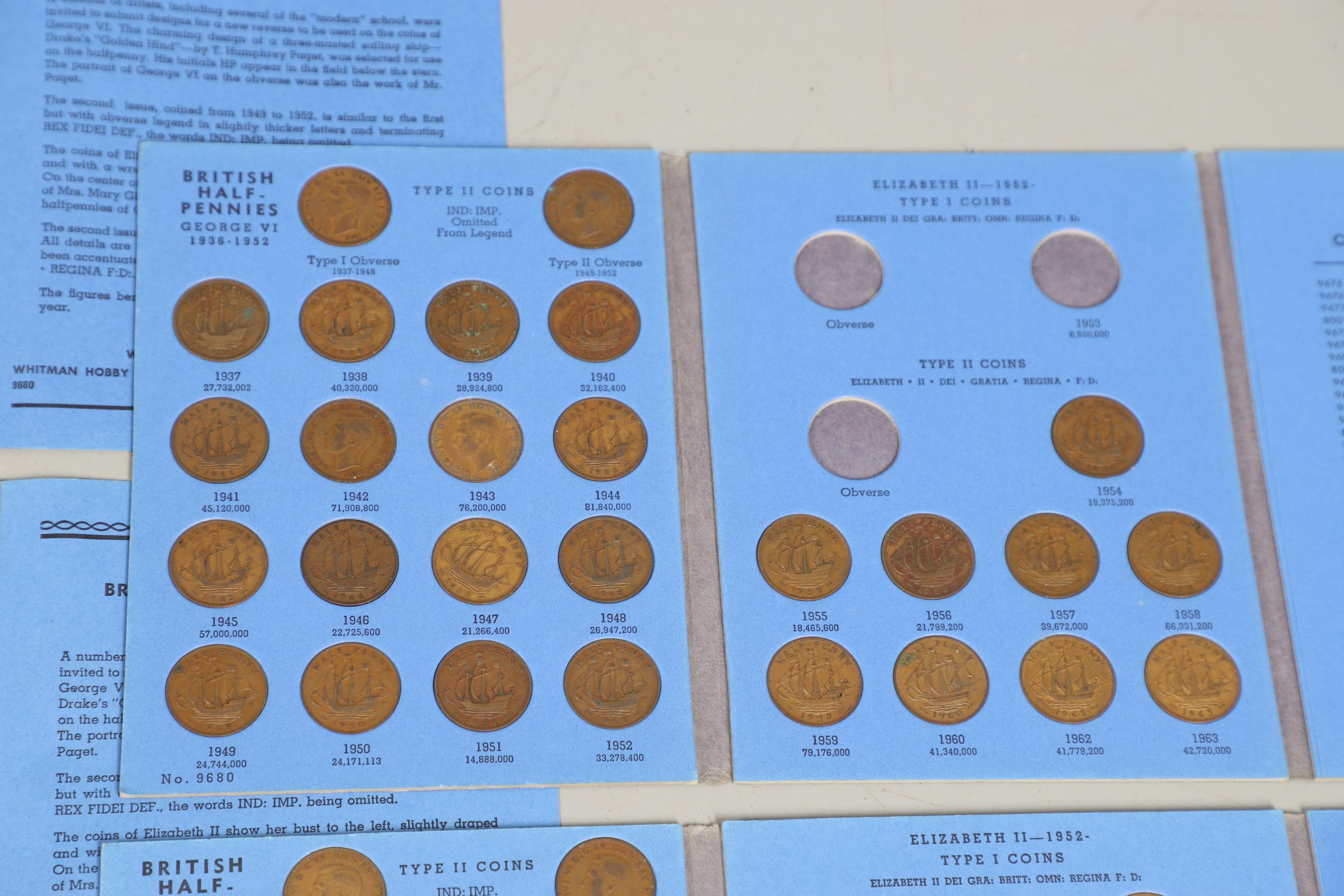 AN EXTENSIVE DATE RUN OF HALF PENNIES, EDWARD VII AND LATER. - Bild 5 aus 12