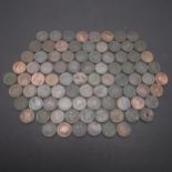 A LARGE COLLECTION OF 'CARTWHEEL' PENNIES.