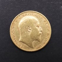 AN EDWARD VII HALF SOVEREIGN, 1904.