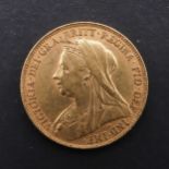 A QUEEN VICTORIA SOVEREIGN, 1898.