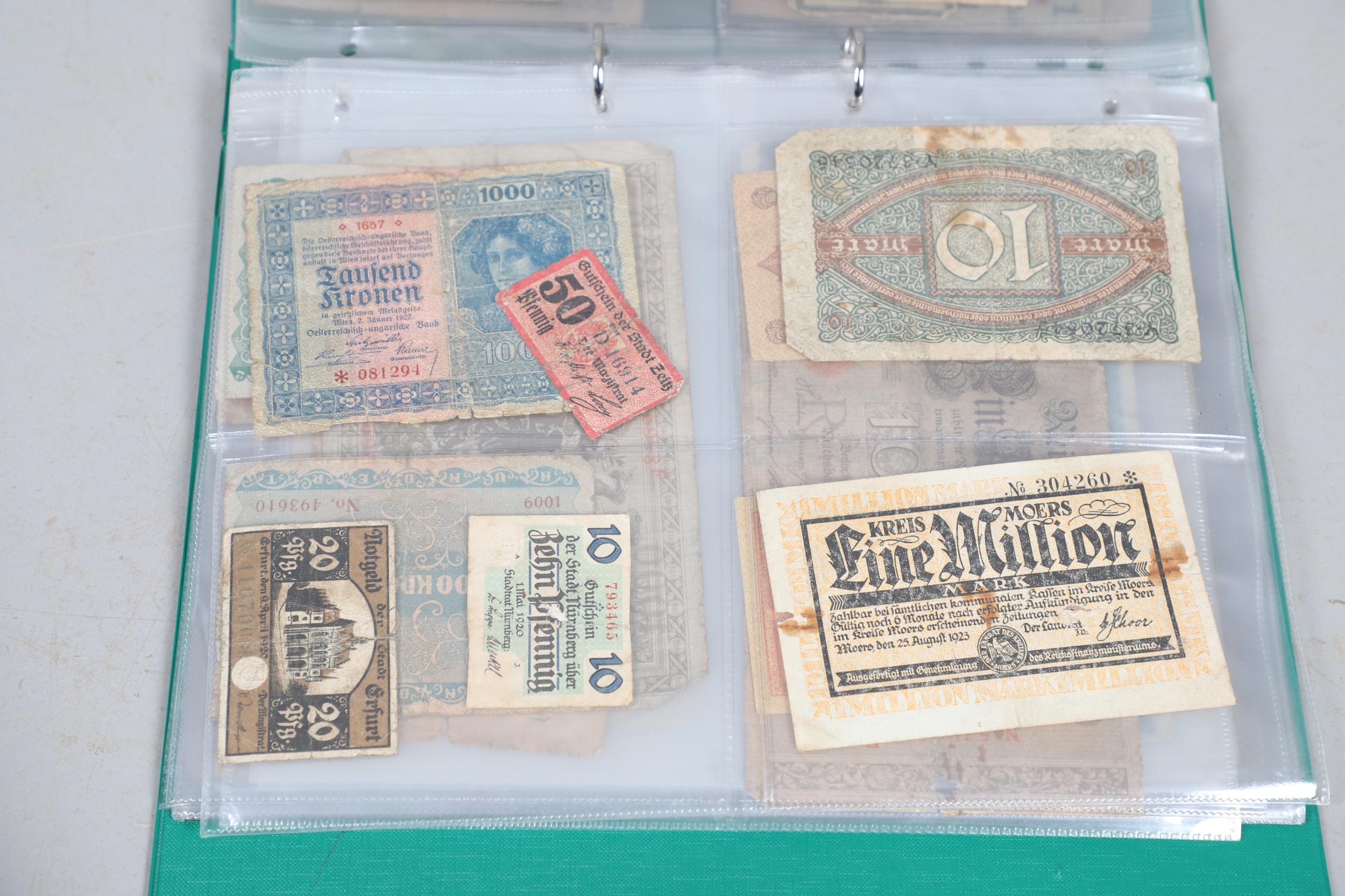 AN EXTENSIVE COLLECTION OF WORLD BANKNOTES. - Image 55 of 56