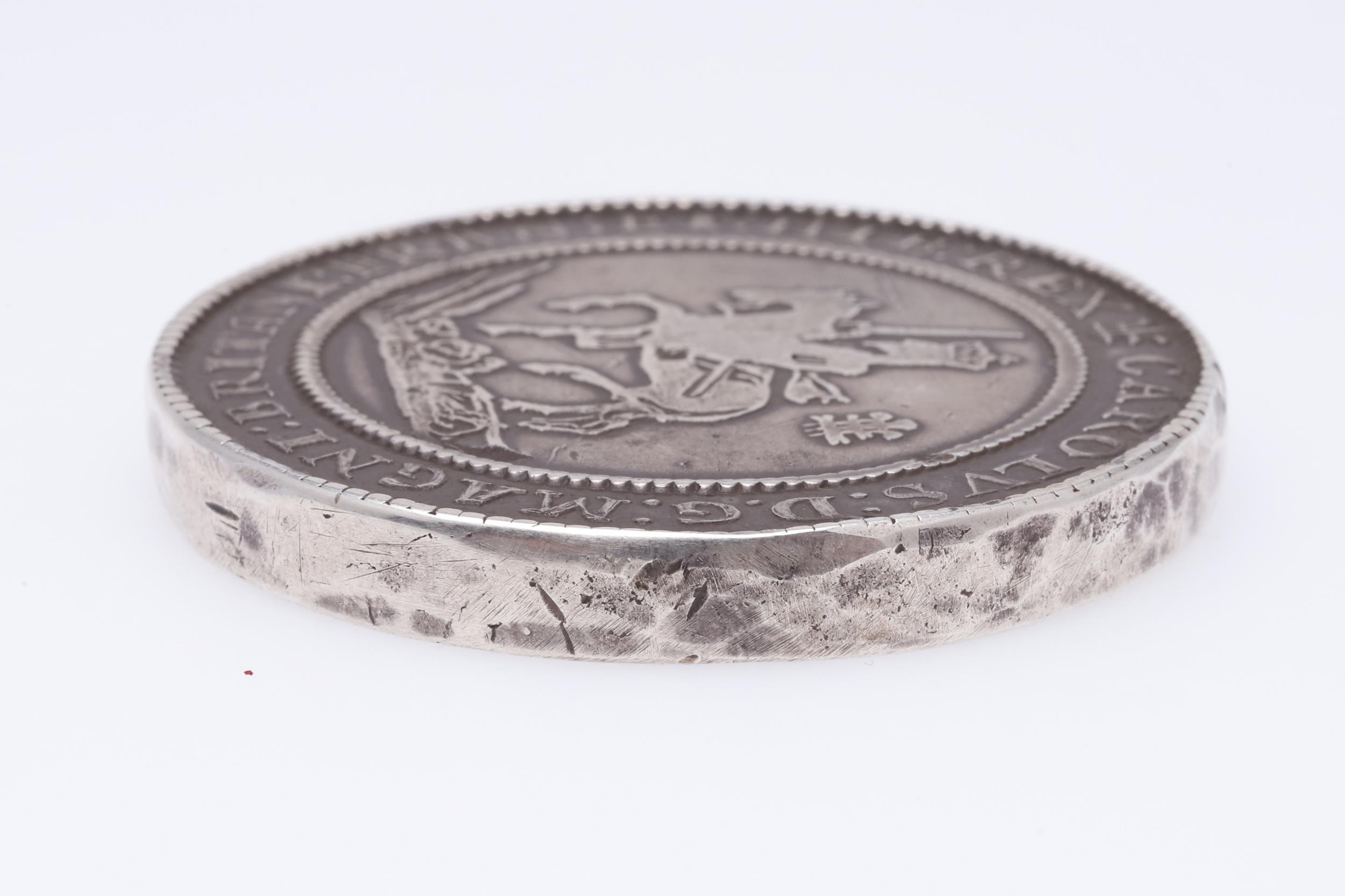 A 19TH CENTURY ELECTROTYPE COPY OF A CHARLES I ONE POUND. - Image 4 of 4