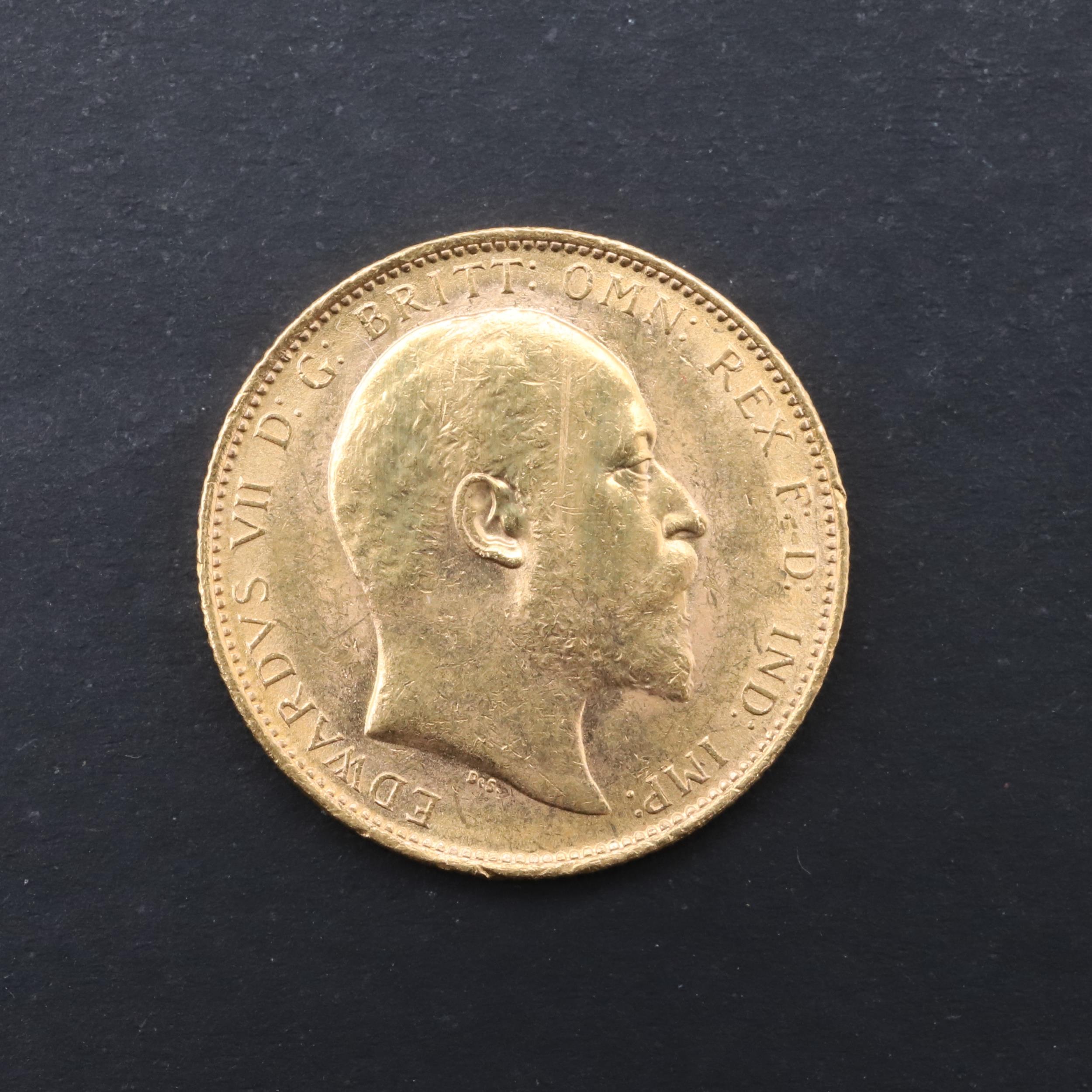 AN EDWARD VII SOVEREIGN. 1902.