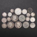 A COLLECTION OF GEORGE III AND LATER SILVER.