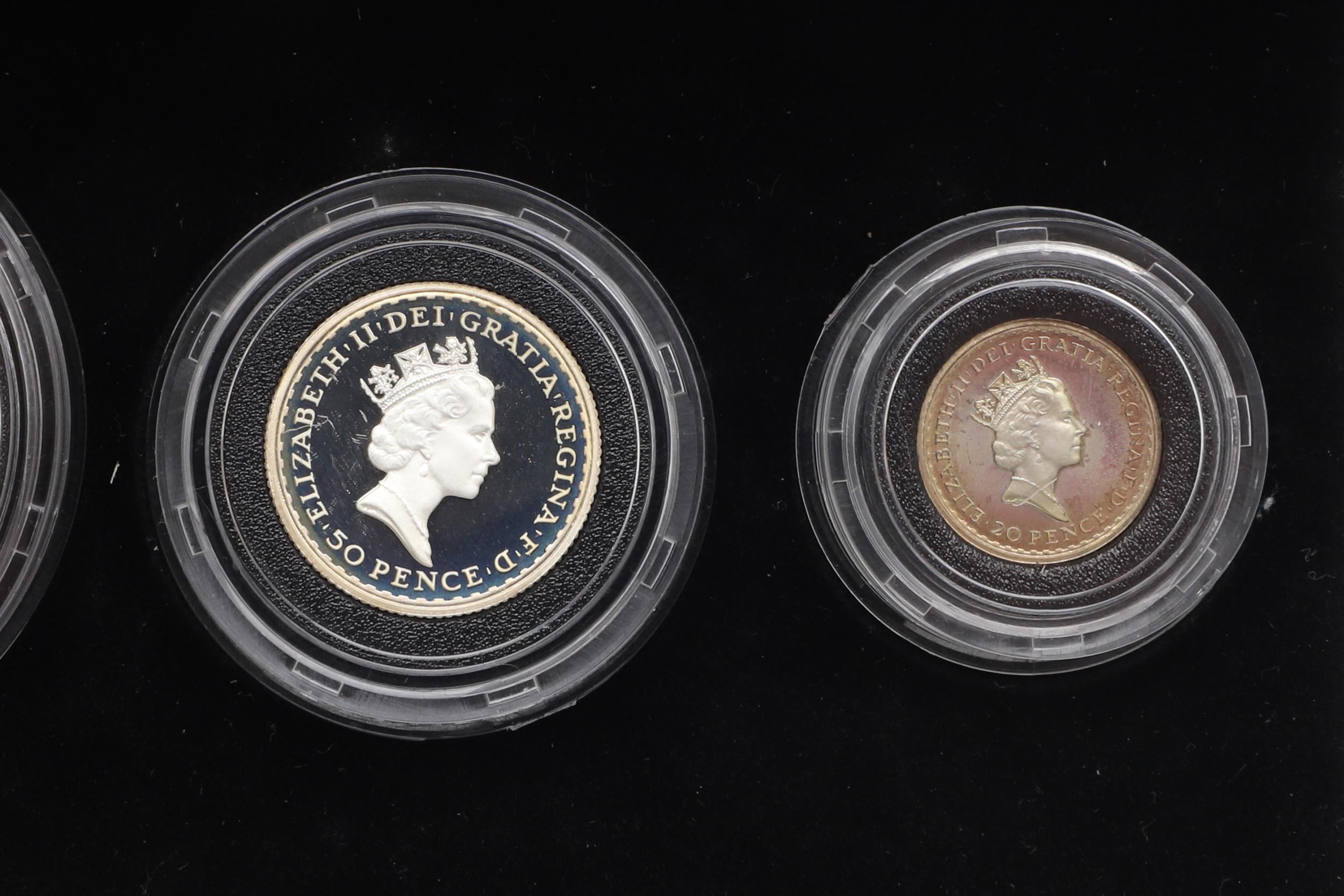 A 1997 SILVER PROOF BRITANNIA FOUR COIN COLLECTION. - Image 7 of 8