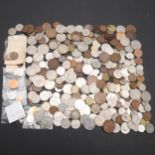 A COLLECTION OF WORLD COINS FROM AUSTRALIA, NEW ZEALAND AND OTHER COUNTRIES.