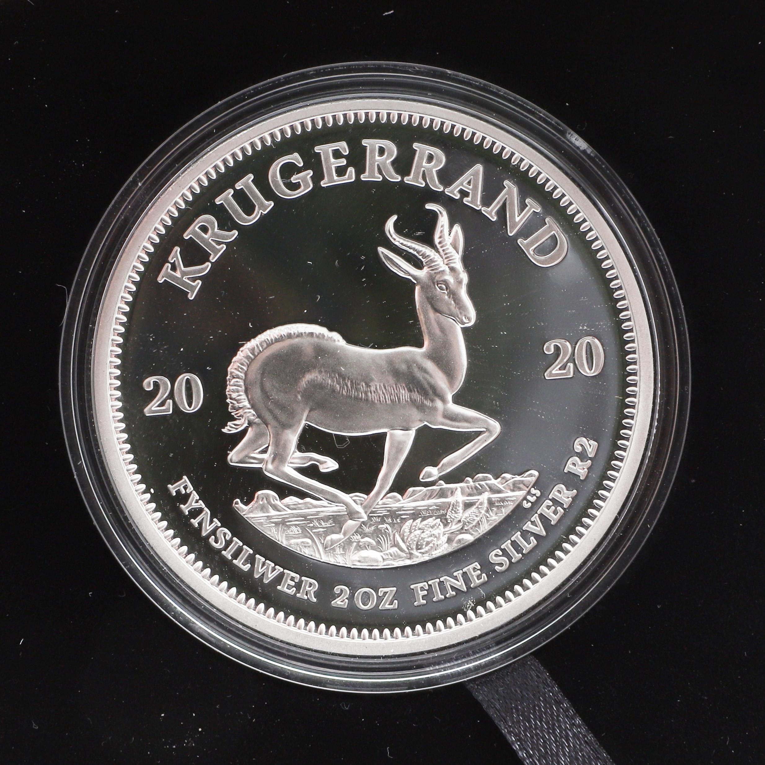 TWO SILVER PROOF KRUGERRAND ISSUES AND SIMILAR SOVEREIGN ISSUES. 2017 - 2021. - Bild 4 aus 7