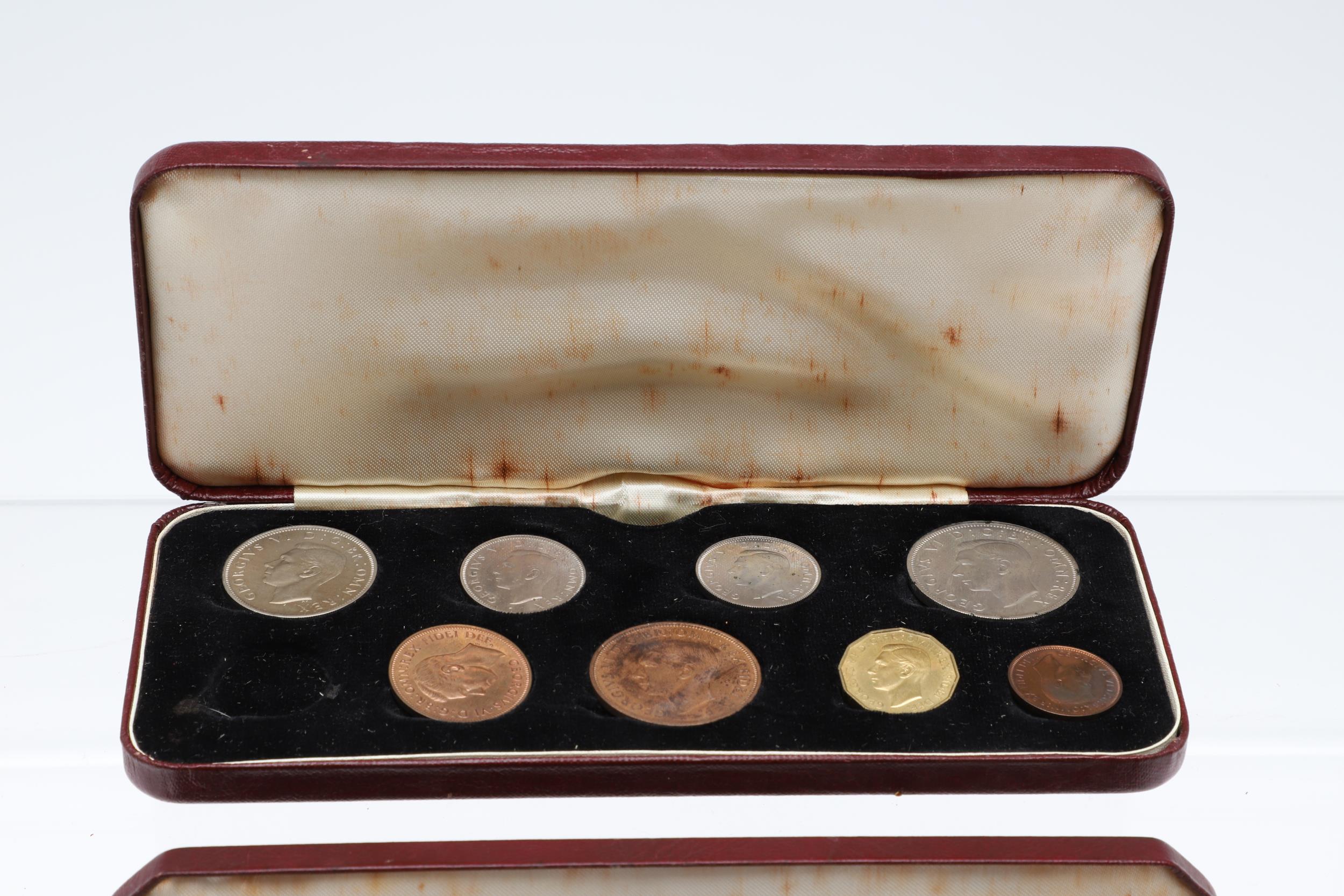 THREE MID 20TH CENTURY SPECIMEN COIN SETS, 1950, 1951 AND 1953. - Bild 2 aus 11