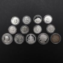 A COLLECTION OF AMERICAN SILVER AND OTHER DOLLARS AND OTHER COINS.