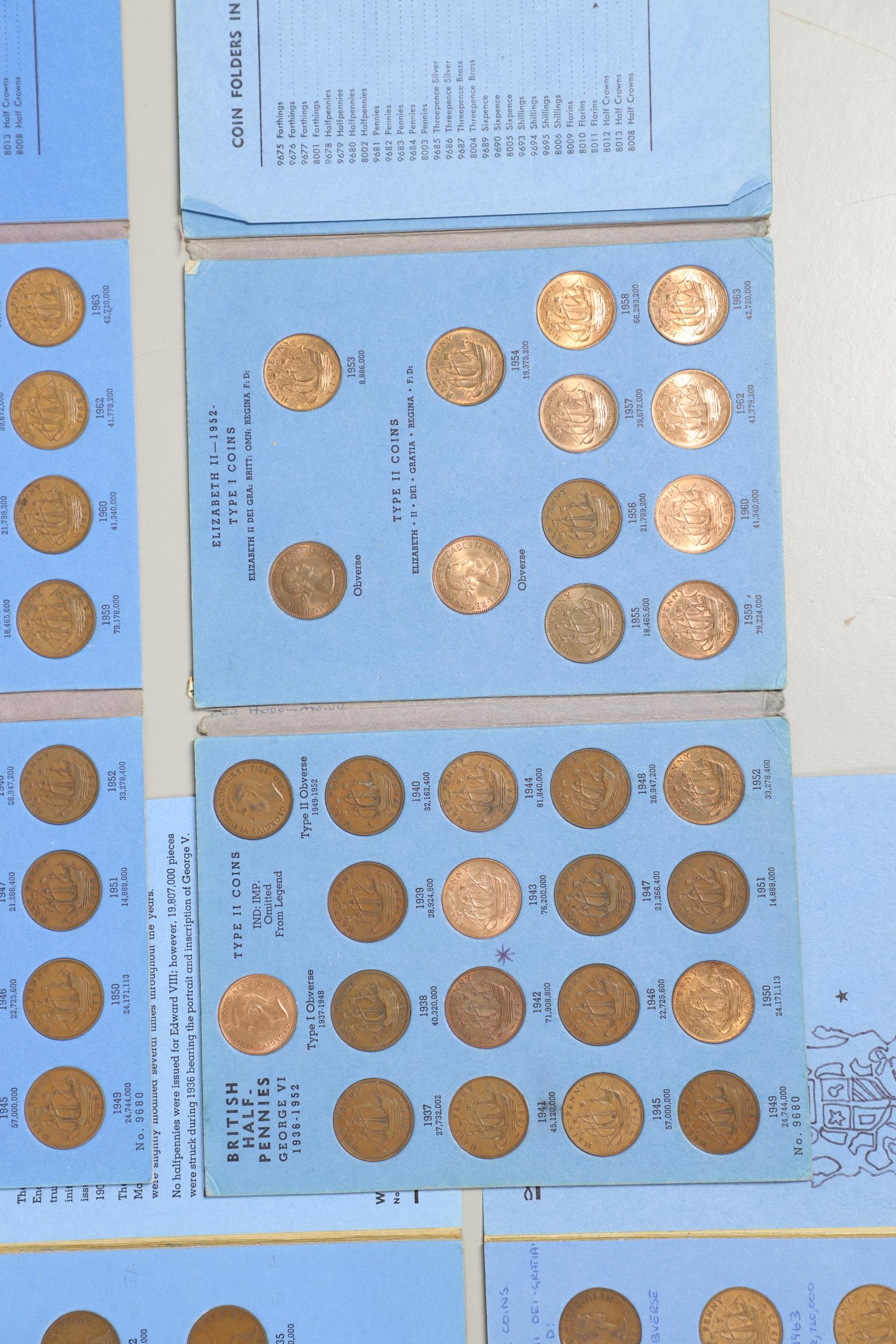 AN EXTENSIVE DATE RUN OF HALF PENNIES, EDWARD VII AND LATER. - Bild 8 aus 12