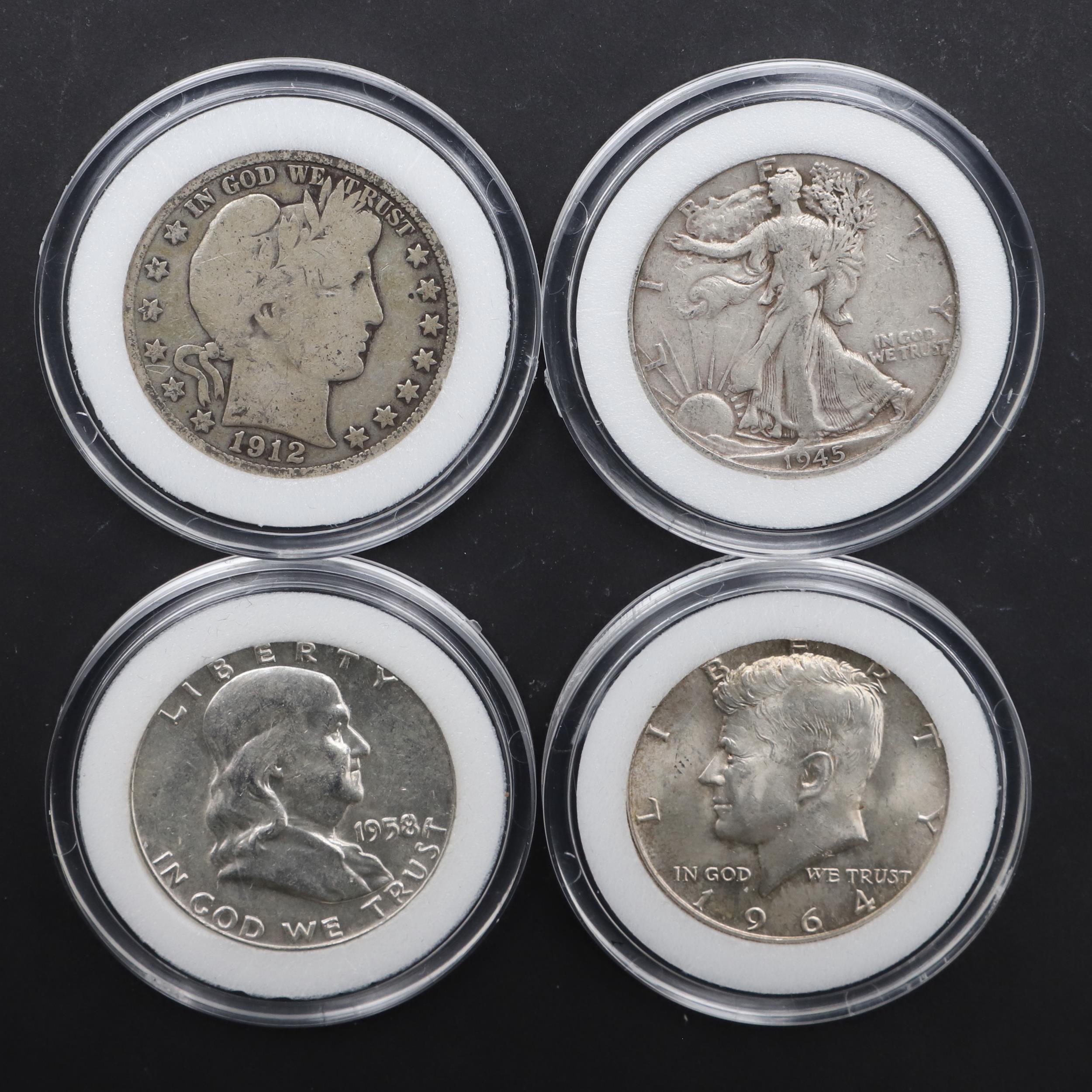 A COLLECTION OF AMERICAN AND OTHER HISTORIC SILVER ISSUES IN PRESENTATION CASES. - Bild 3 aus 13