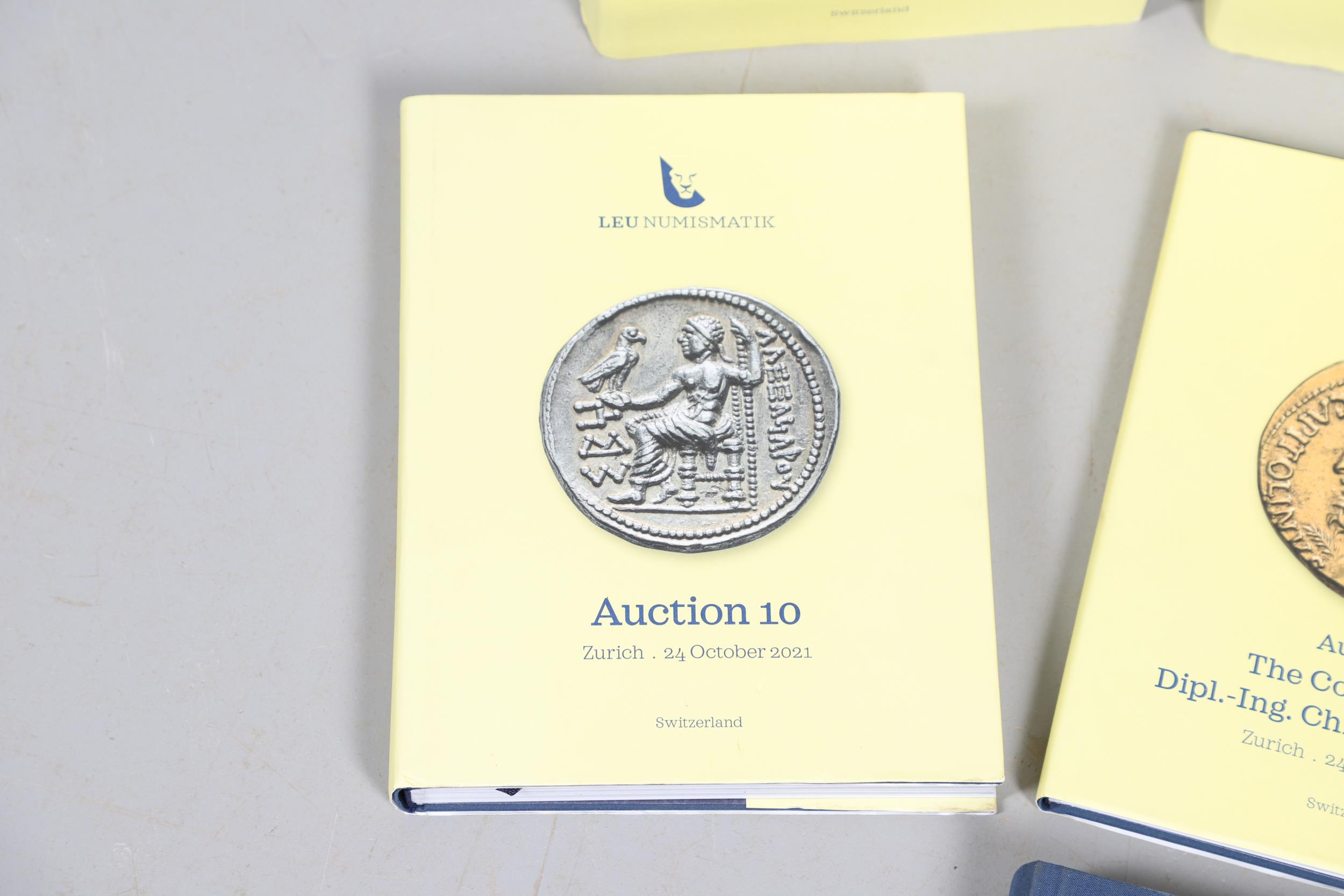 SEVEN LEU NUMISMATIK ANCIENT COIN CATALOGUES. - Bild 5 aus 12