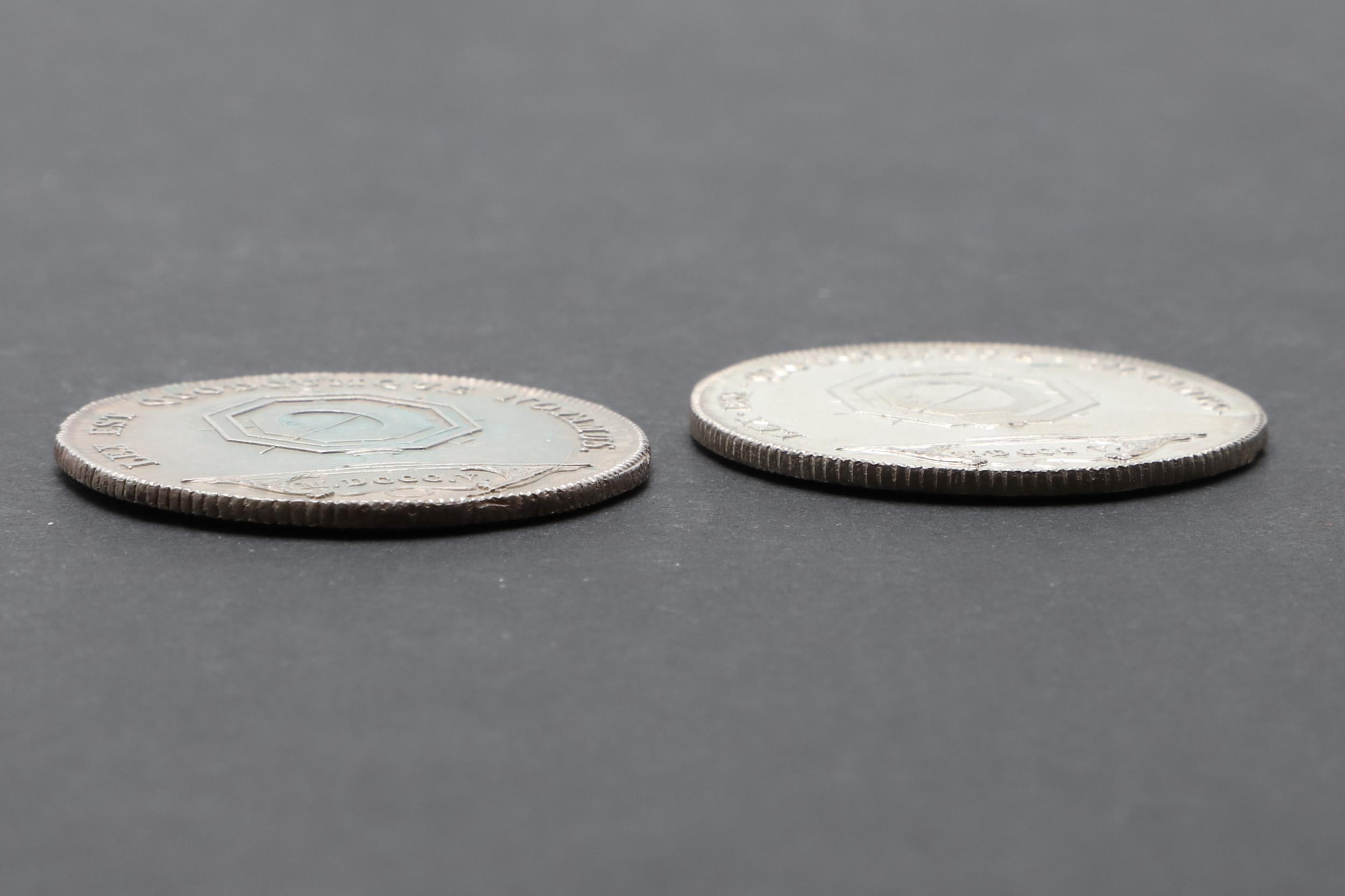 TWO EARLY 19TH CENTURY FRENCH NOTARY TOKENS FROM LYON. - Bild 3 aus 3
