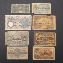 A COLLECTION OF EARLY ITALIAN BANKNOTES.